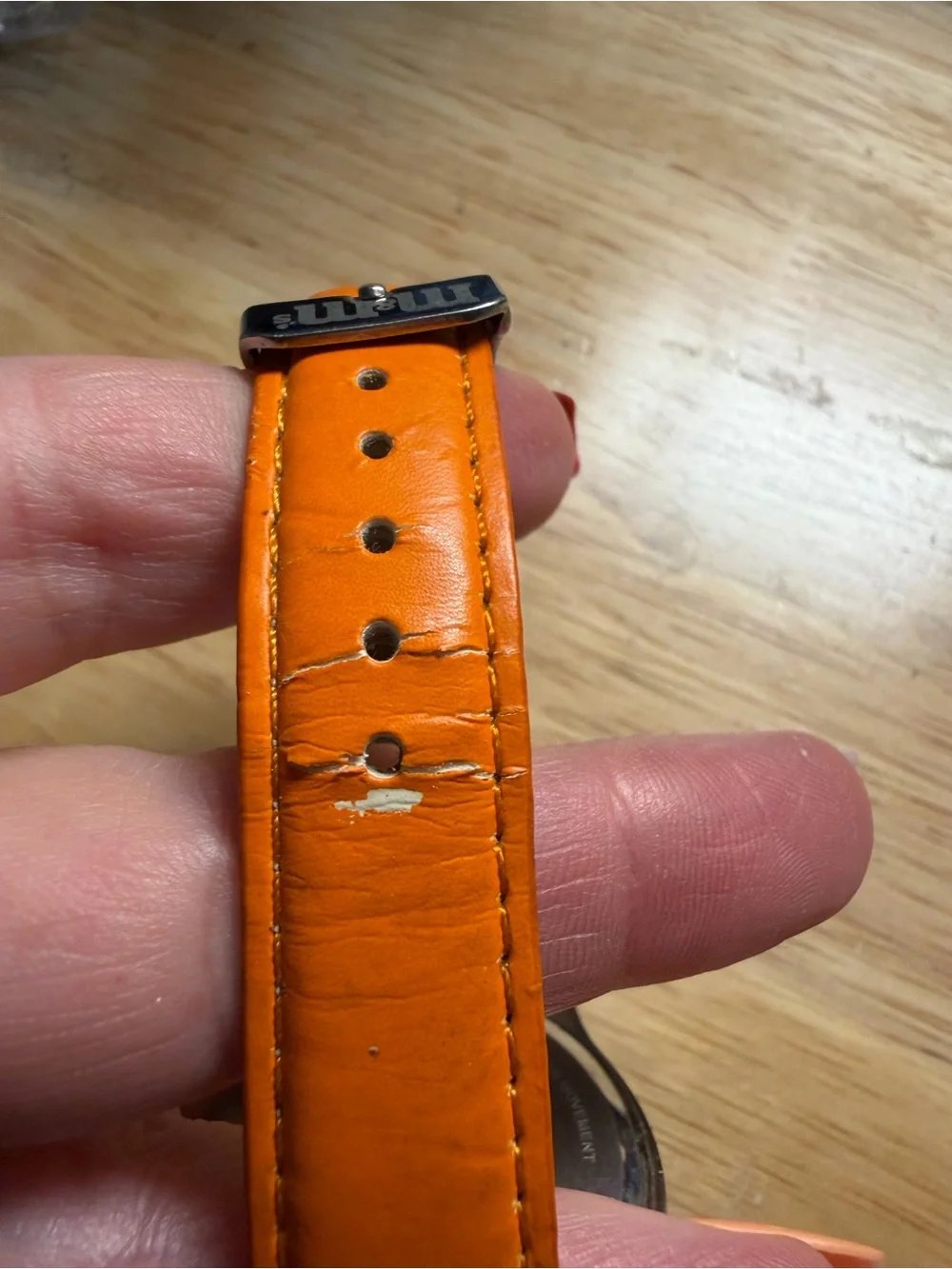 Orange M&M Character Watch with Orange Strap